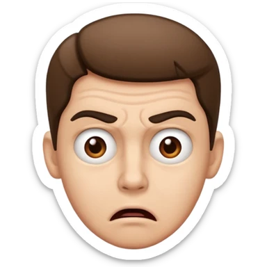 CARA DE CONFUSION sticker