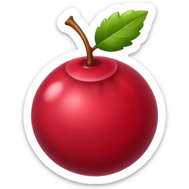Cranberry sticker