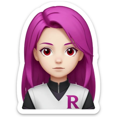 jessie from team rocket style sticker
