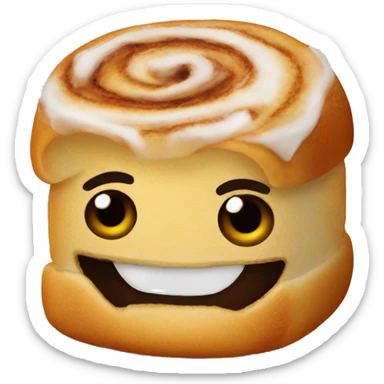 cinamon roll  sticker