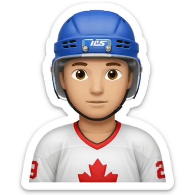 hockey player sticker