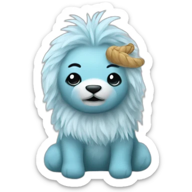 un peluche marvado sticker