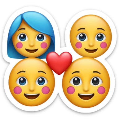 I like the first 4 emojis better sticker