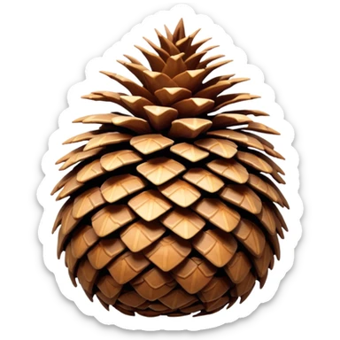 pinecone sticker