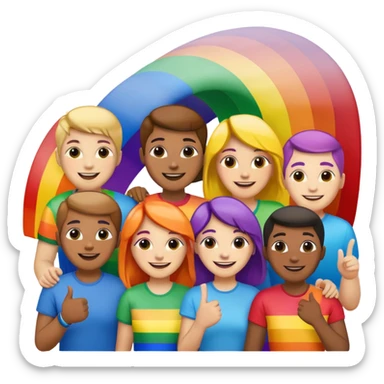 pride charcters sticker