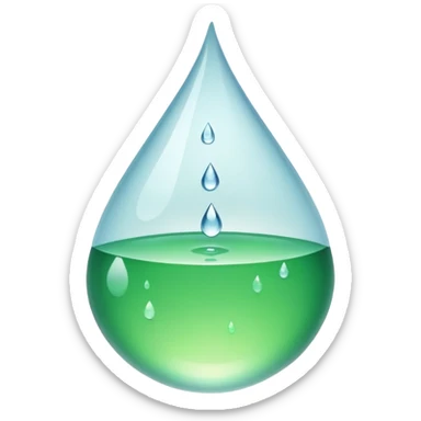 Stick with green at the end sticker