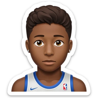NBA young boy sticker