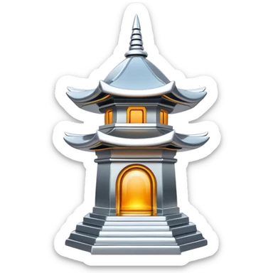 sorayama small pagoda sticker