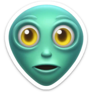 Extraterrestre mélange coeur  sticker