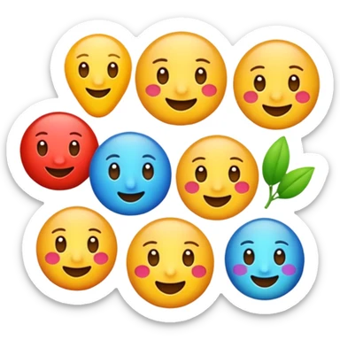 67 emoji six seven sticker