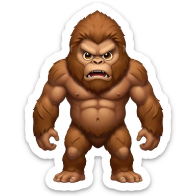 Sassy the Sasquatch from the big lez show sticker