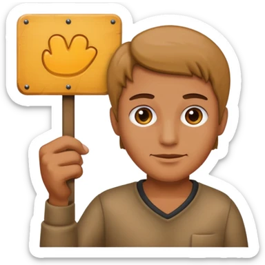 67 le signe en fesent la bal’ce sticker