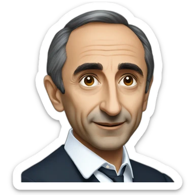 eric zemmour french politician sticker