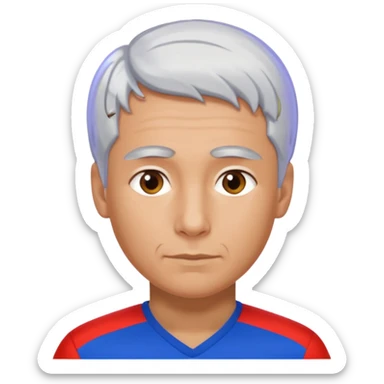 russia sport silver sticker