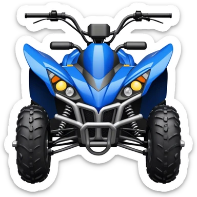 atv quad banshee front sticker
