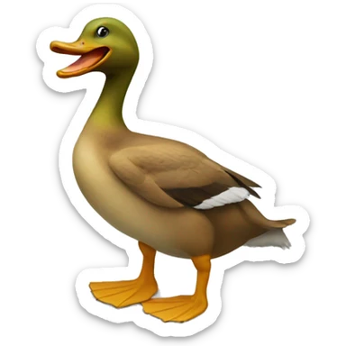 duck trex sticker