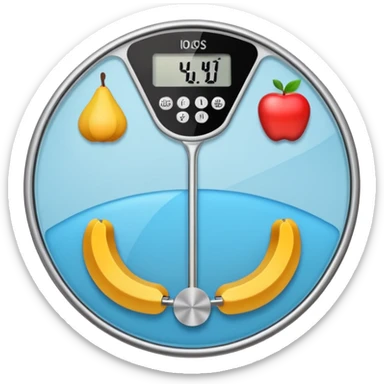 scale going down fat loss sticker