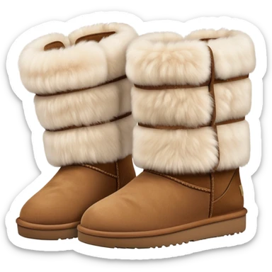 Aesthetic Ugg shoes sticker