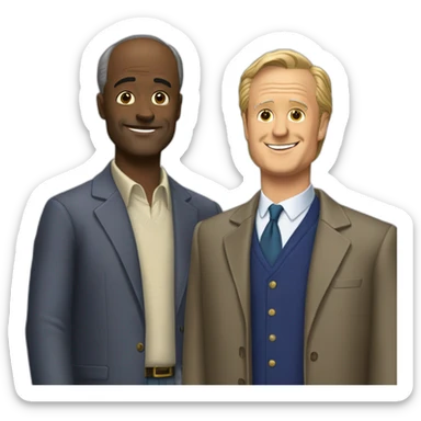 Frasier and Niles Crane sticker