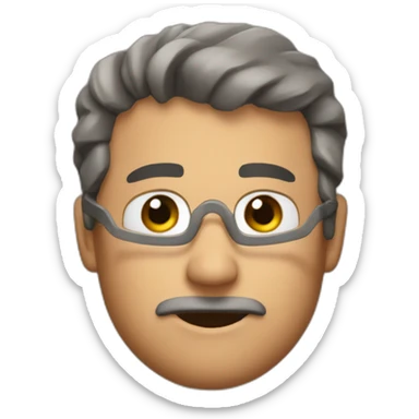 Steve whit a dirt block sticker