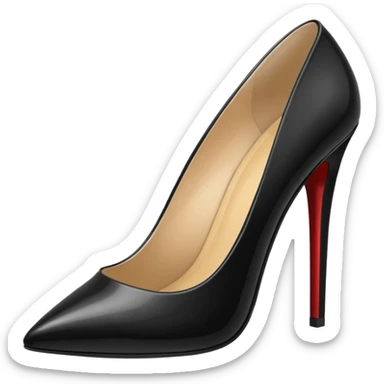 black high heels sticker
