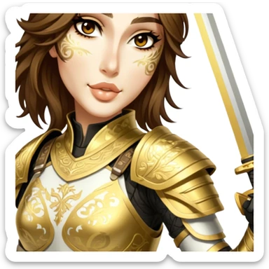 Golden Samurai sticker