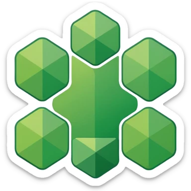 Generate a simple vector art on pictographic logo for our app icon, which should be kind of like Instagram's. It should be purely in a plain colour, one single green where the hex colour is #009869.  sticker