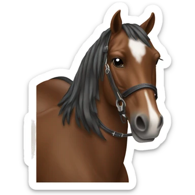 Western pleasure horse sticker