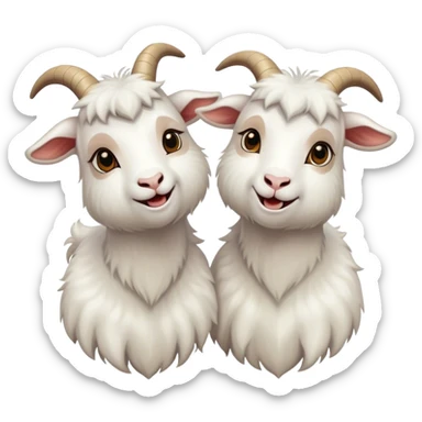 1000 tiny goats sticker