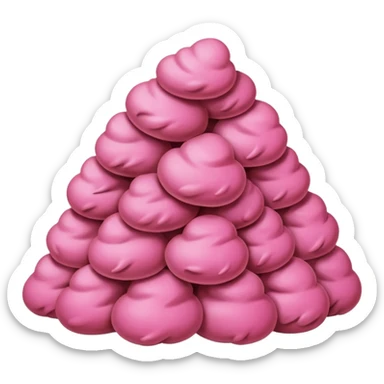 Caca 💩 rose sticker