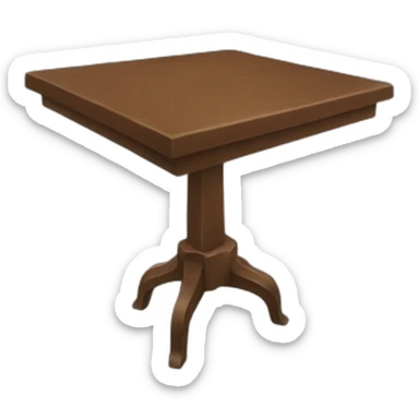 furniture top view sticker