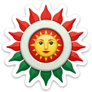 Kürdistan bayrağı sticker