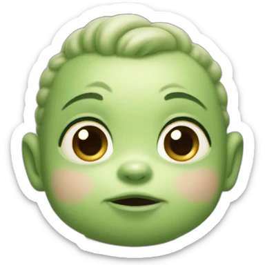 Baby grogu sticker