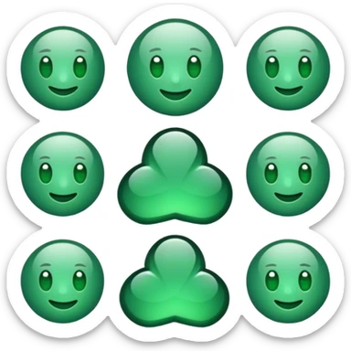 change blue to green sticker