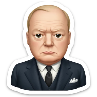 Winston Churchill sticker