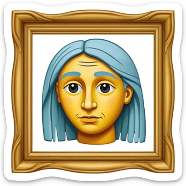  picasso painting frame sticker