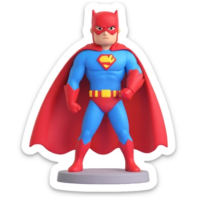 superhero base sticker