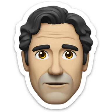 Ben Chaplin sci-fi outfit stern frown sticker