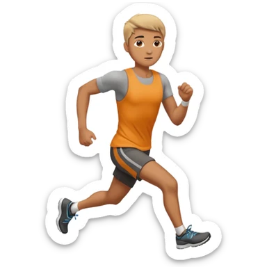 running sticker
