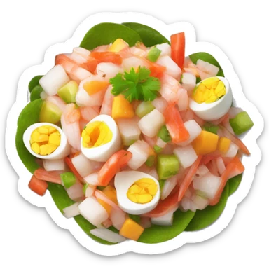 Ceviche peruano sticker