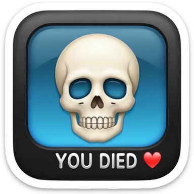 You Died Screen from Elden ring sticker