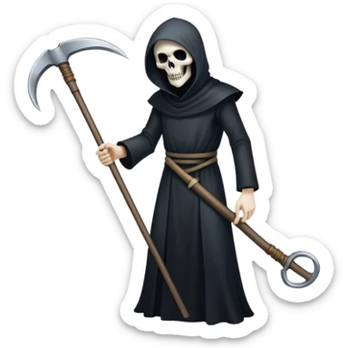 death with a scythe sticker