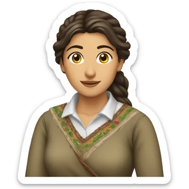 Kurdish women sticker