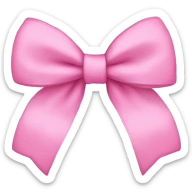Pink bows sticker