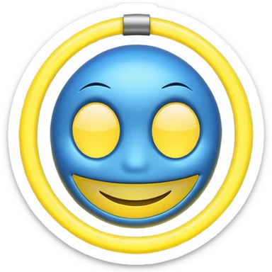 Smiley foudroyé sticker