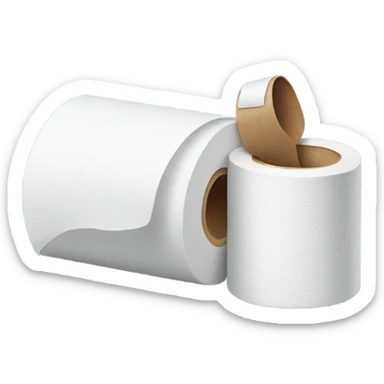 oil bottle and Toilet paper roll sticker