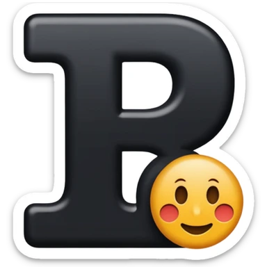 number 1 purple background and black writting sticker