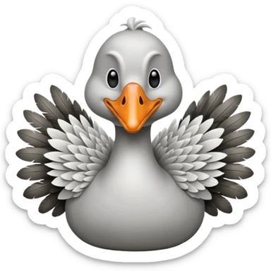angry goose sticker