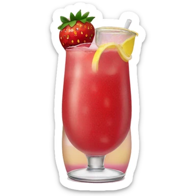 strawberry açaí lemonade with no berries  sticker