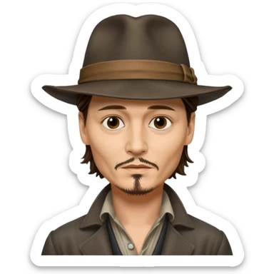 Johnny depp sticker